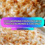 Morning Couscous with Almonds, Coconut and Honey Recipe