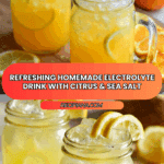 Homemade & Healthy Hydrating Electrolyte Drink Recipe