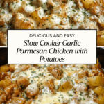 Slow Cooker Garlic Parmesan Chicken and Potatoes Recipe