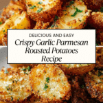 Crispy Garlic Parmesan Crusted Potatoes Recipe