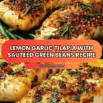 * Return the seared tilapia fillets and the cooked green beans to the skillet with the sauce Recipe