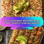 Sushi Bake Recipe Imitation Crab (Sushi Casserole) Recipe