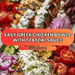 Healthy Greek Chicken Bowls: A Flavorful Meal Idea! Recipe