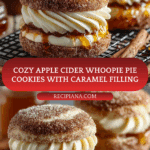 Apple Cider Whoopie Pie Cookies with Caramel Recipe