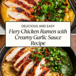 Fiery Chicken Ramen : A Comforting Noodle Bowl Recipe