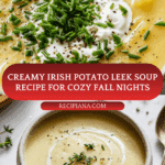 Cozy Irish Veggie & Potato Leek Soup: A Heartwarming Twist Recipe