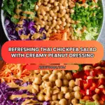 Thai Chickpea Salad with Peanut Dressing Recipe