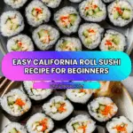 California Roll Sushi Recipe