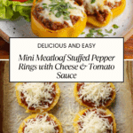 Mini Meatloaf Pepper Rings Recipe
