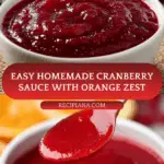Easy Cranberry Sauce Recipe