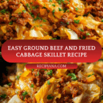 Ground Beef and Fried Cabbage Recipe