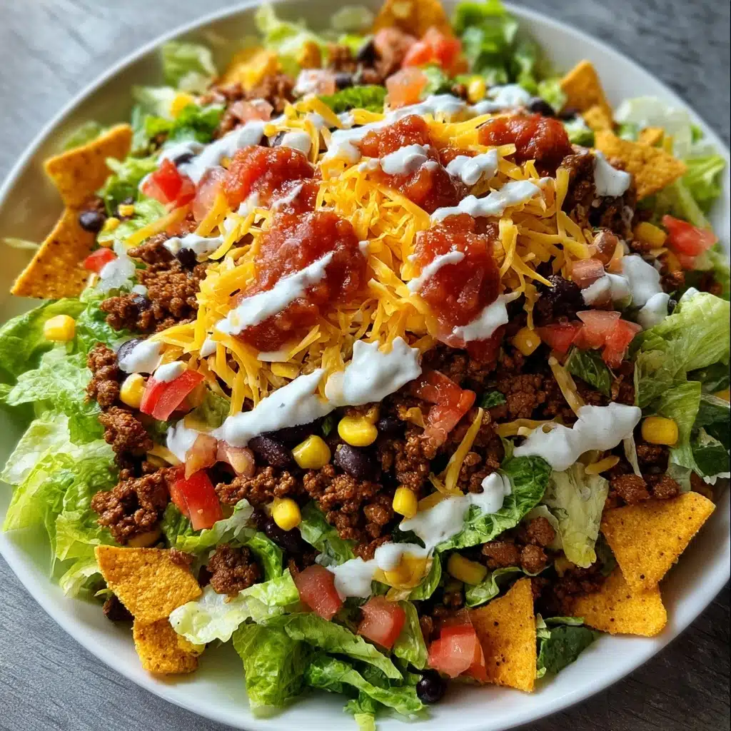 Comforting Doritos Taco Salad Recipe for Cozy Family Nights Recipe - Recipe Image