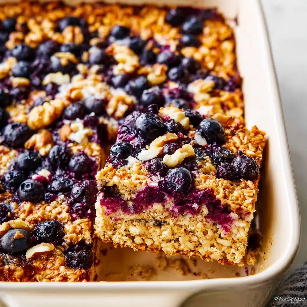 Lightly grease a 7x11 inch rectangular baking dish and spread the oat mixture in it Recipe - Recipe Image