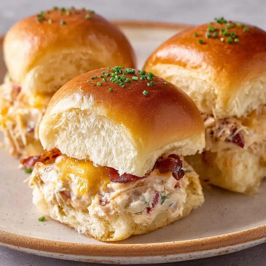 Chicken Bacon Ranch Sliders Recipe - Recipe Image