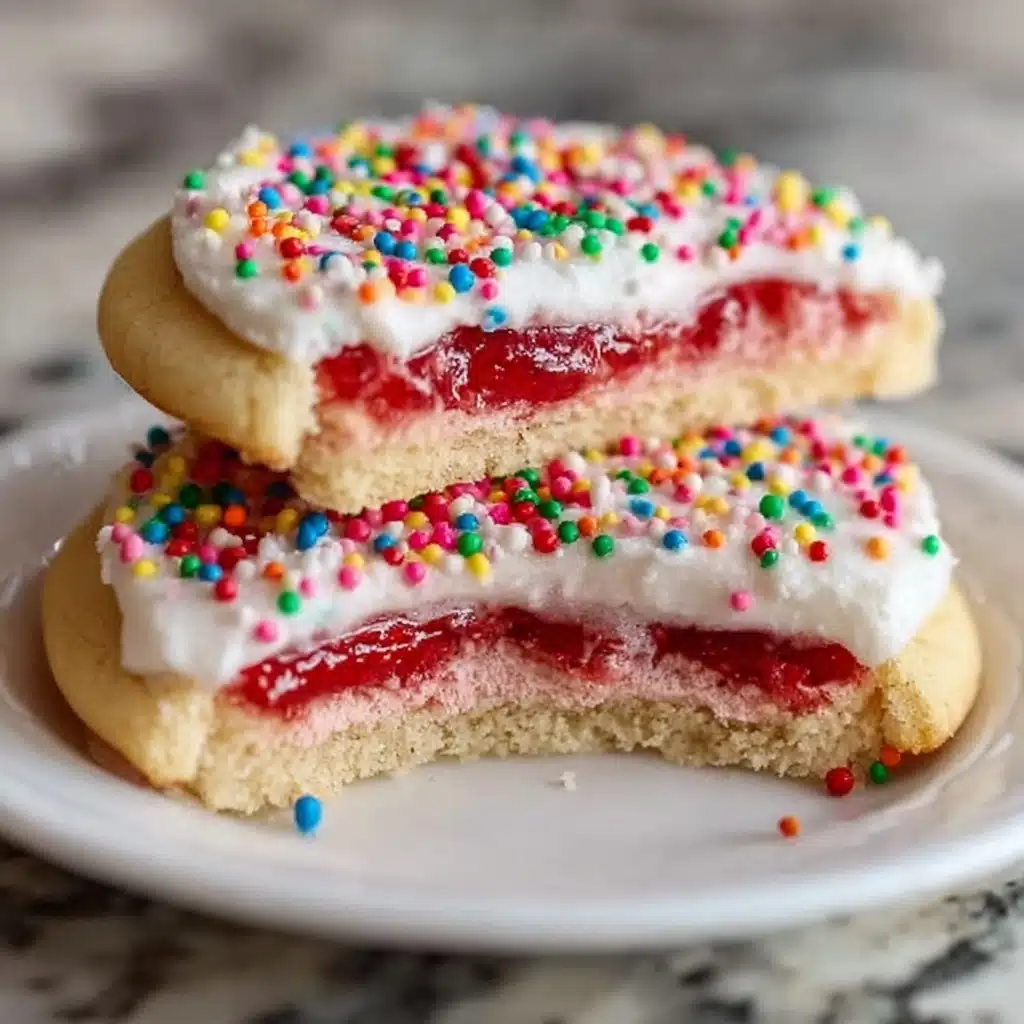Strawberry Pop Tart Sugar Cookies Recipe - Recipe Image
