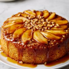 Caramel Apple Upside-Down Cake Recipe