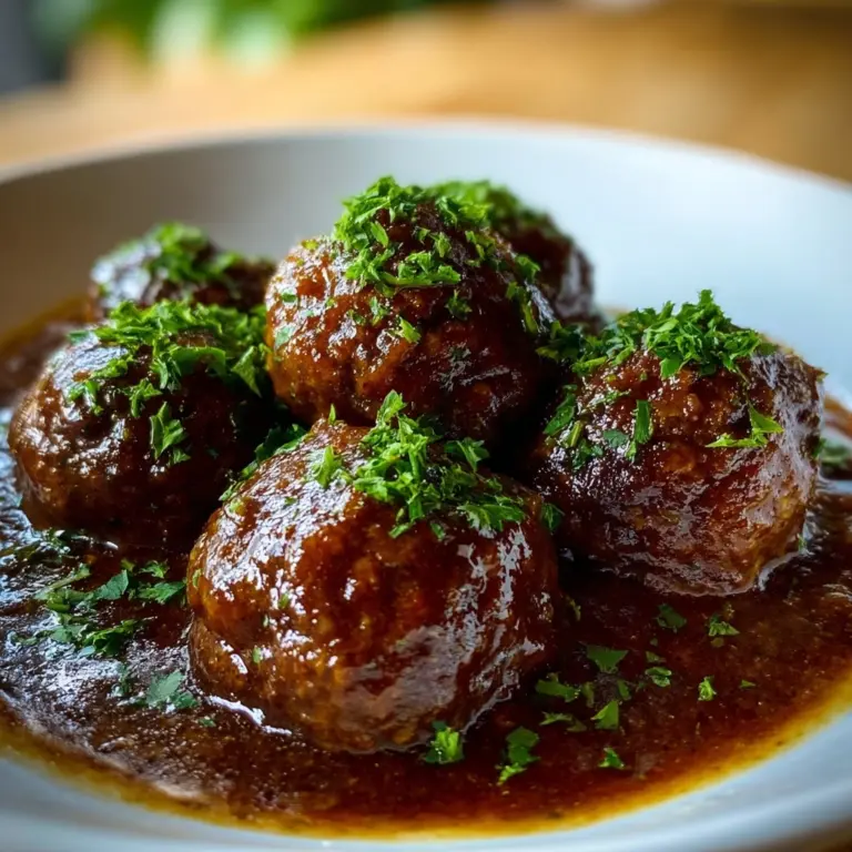 Delicious Salisbury Meatballs: A Comforting Family Classic Recipe