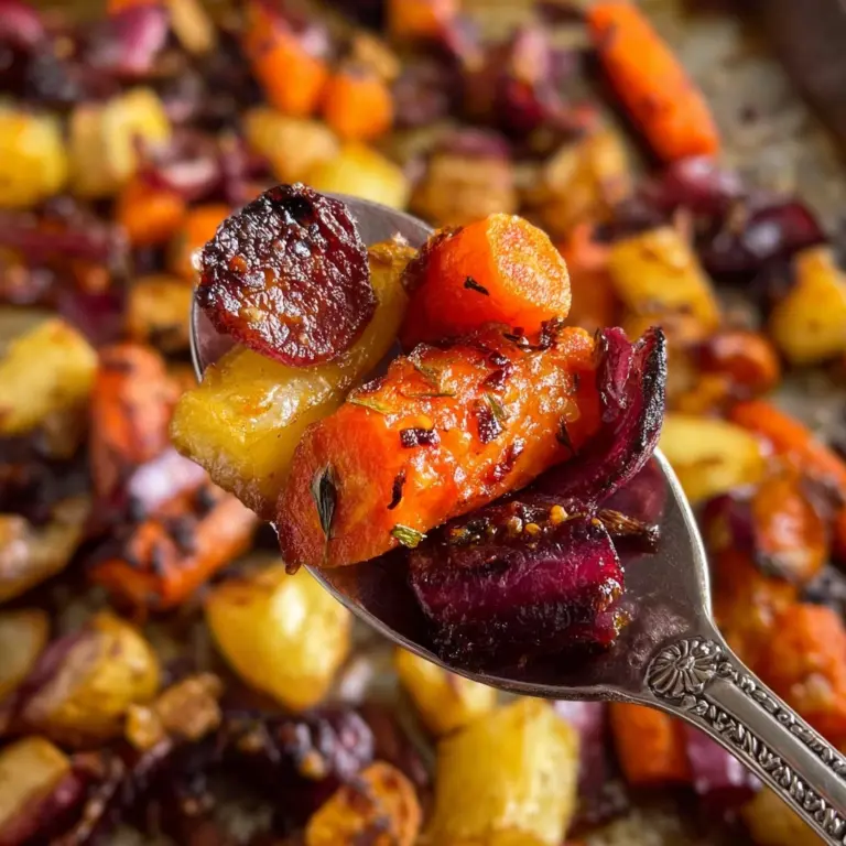 Maple Dijon Roasted Carrots and Apples Recipe