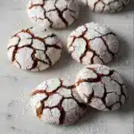 Soft and Spiced Gingerbread Crinkle Cookies Recipe