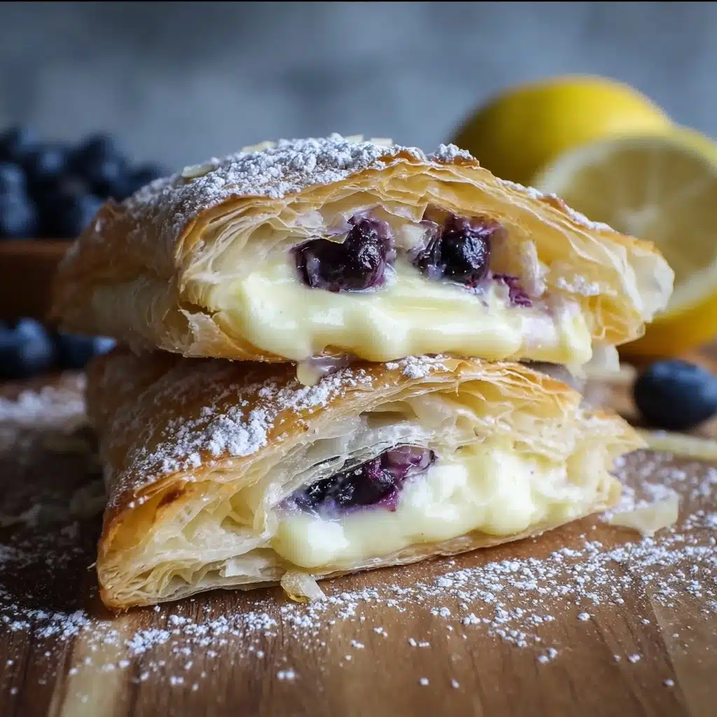 Lemon and Blueberry Bougatsa Parcels Recipe - Recipe Image