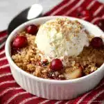 Spiced Cranberry Pear Crisp Recipe