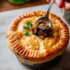 Hogwarts’ Butter Mushrooms Pot Pie Recipe