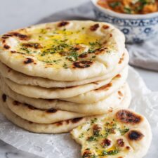Cottage Cheese Garlic Naan (High Protein, No Yeast!) Recipe