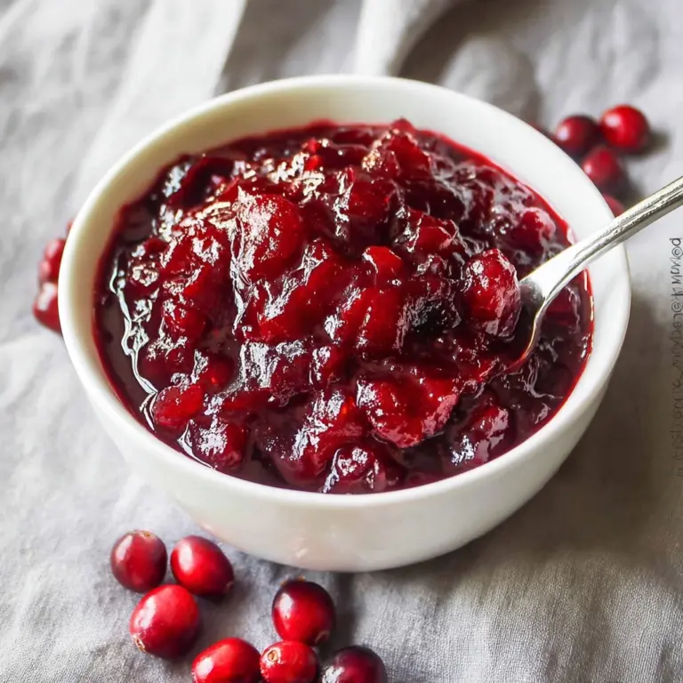 Easy Cranberry Sauce Recipe