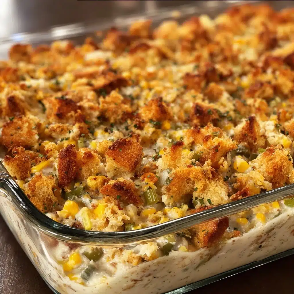 Chicken and Stuffing Casserole Recipe - Recipe Image