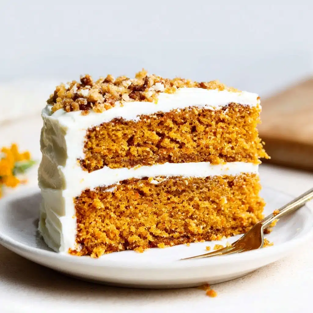 Pumpkin Cake with Cinnamon Cream Cheese Frosting Recipe