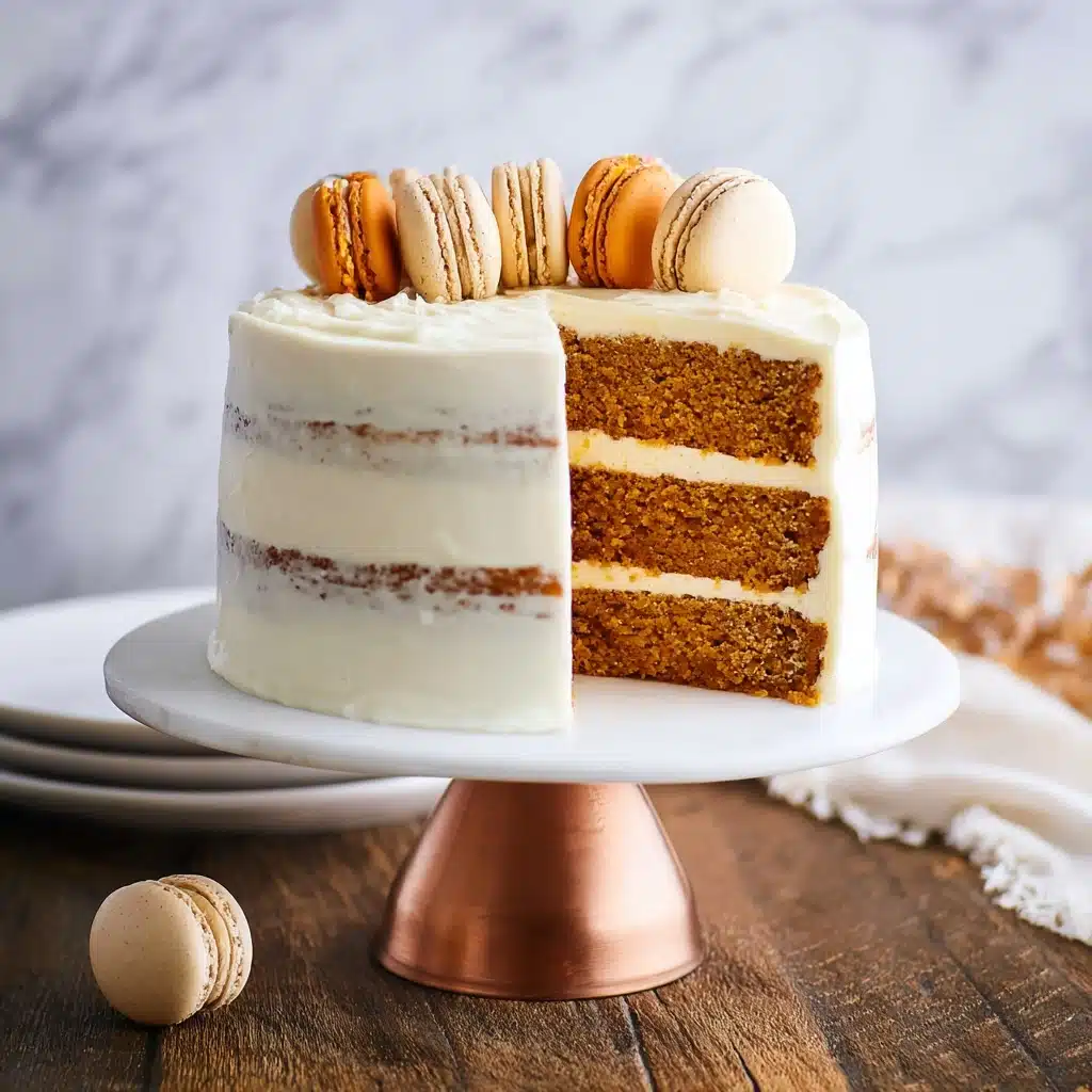 Pumpkin Cake with Cinnamon Cream Cheese Frosting Recipe - Recipe Image