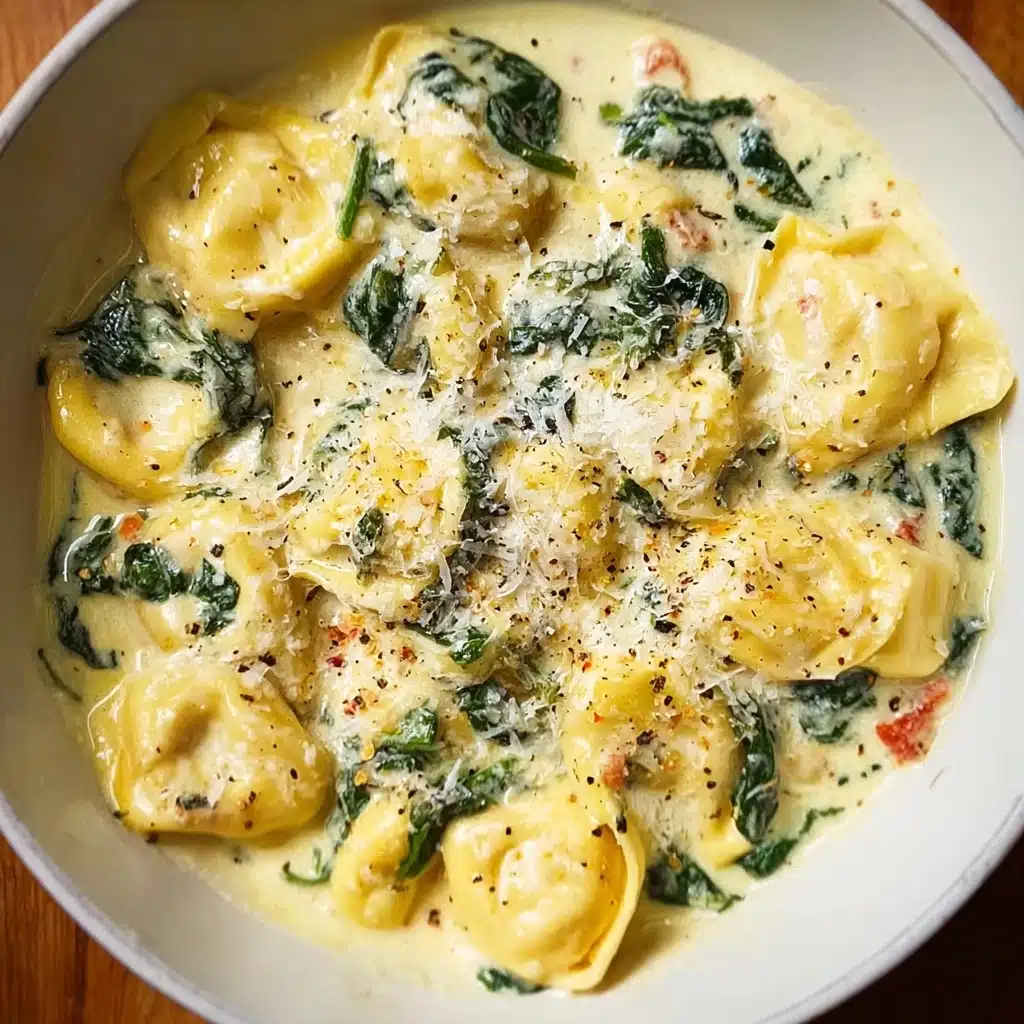 Creamy Tortellini With Spinach: The Amazing Ultimate Recipe - Recipe Image