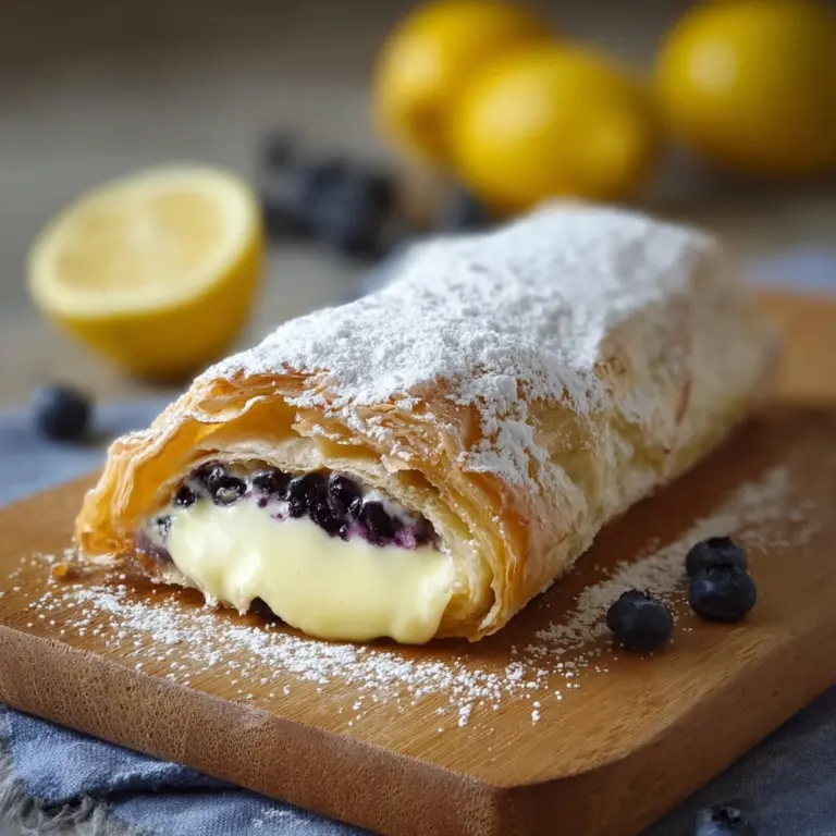Lemon and Blueberry Bougatsa Parcels Recipe