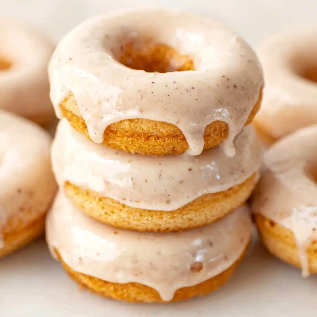 Baked Pumpkin Donuts with Maple Glaze Recipe - Recipe Image