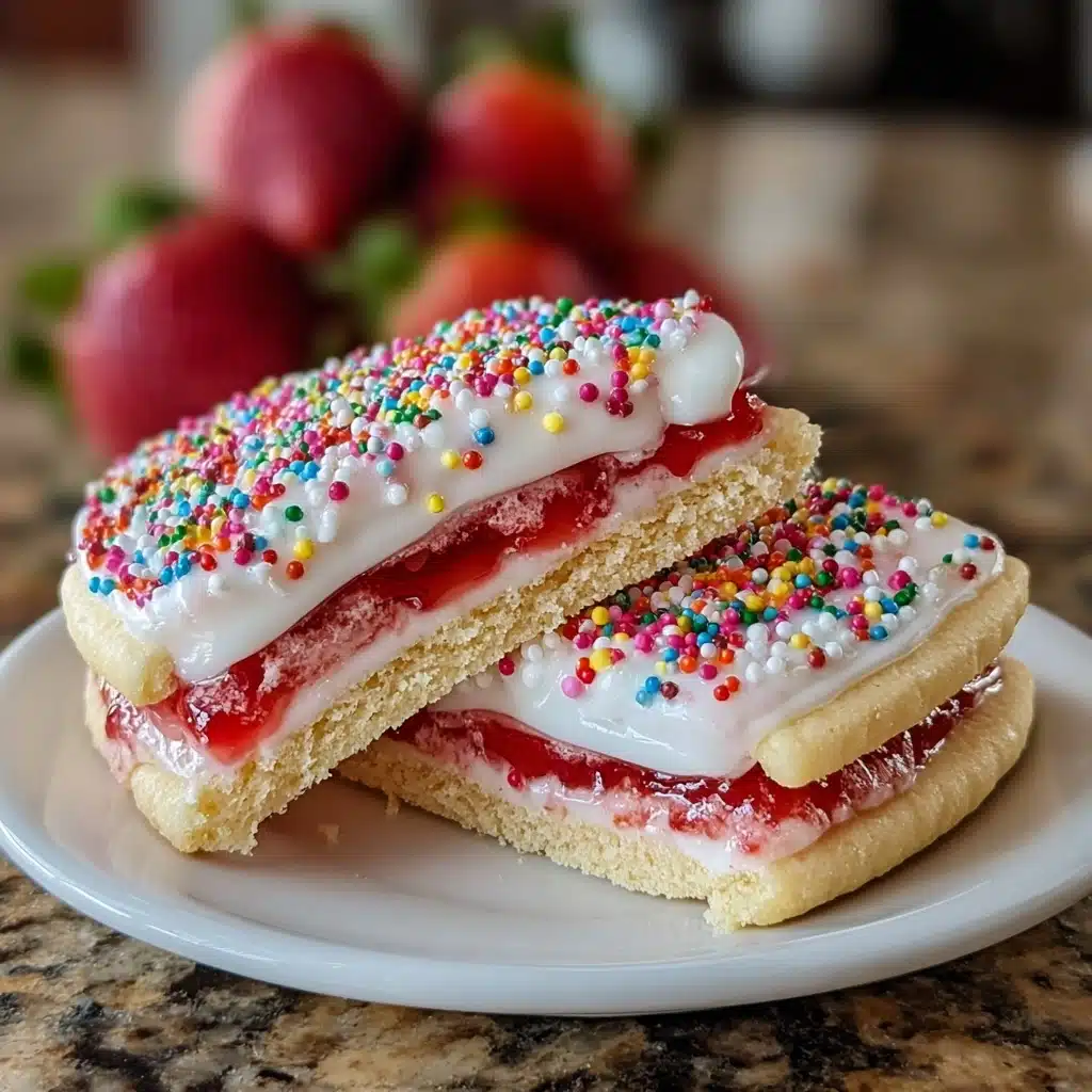 Strawberry Pop Tart Sugar Cookies Recipe - Recipe Image
