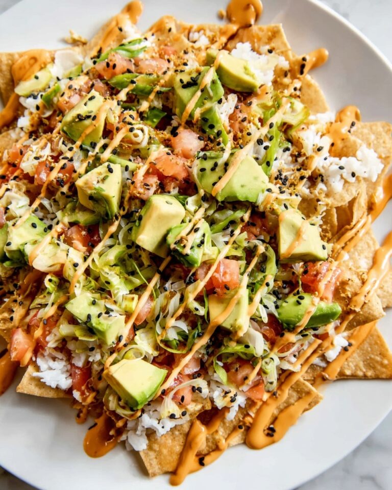 Spicy California Sushi Nachos Recipe