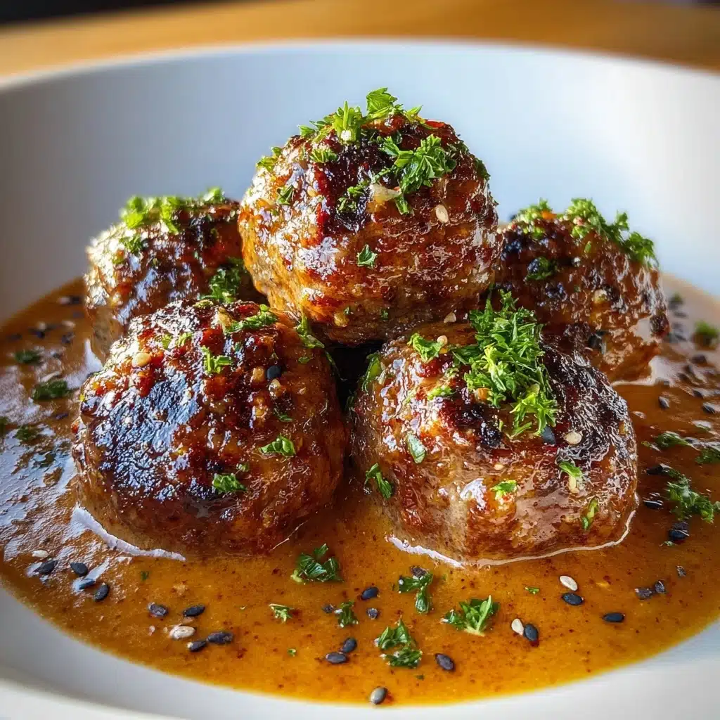 Delicious Salisbury Meatballs: A Comforting Family Classic Recipe - Recipe Image