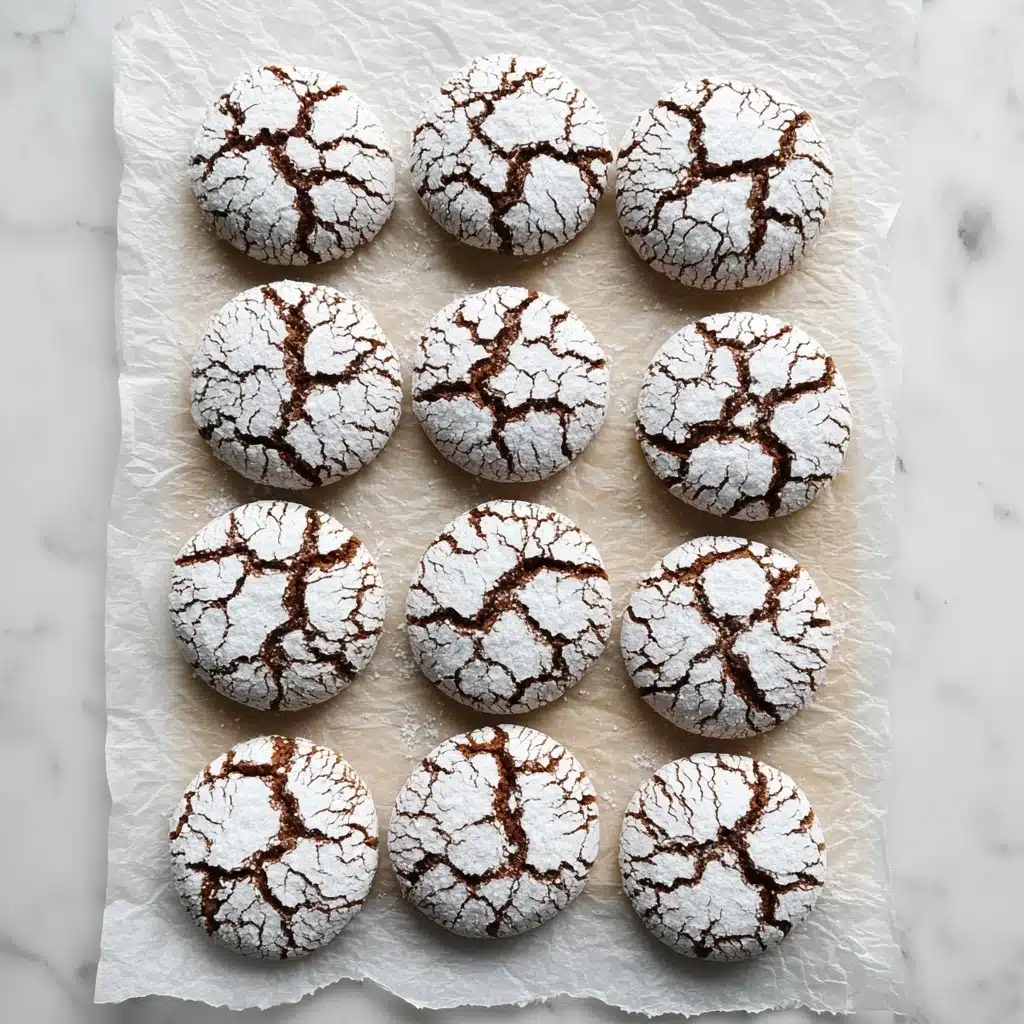 Soft and Spiced Gingerbread Crinkle Cookies Recipe - Recipe Image