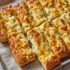Crispy Cheesy Garlic Breadsticks Recipe Perfect for Fall