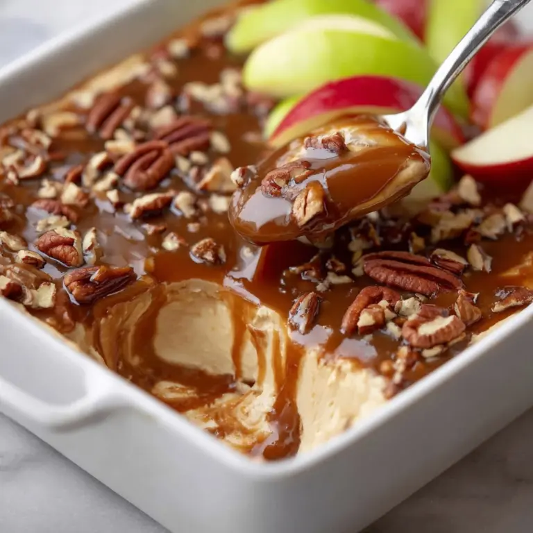 Caramel apple cheesecake dip recipe