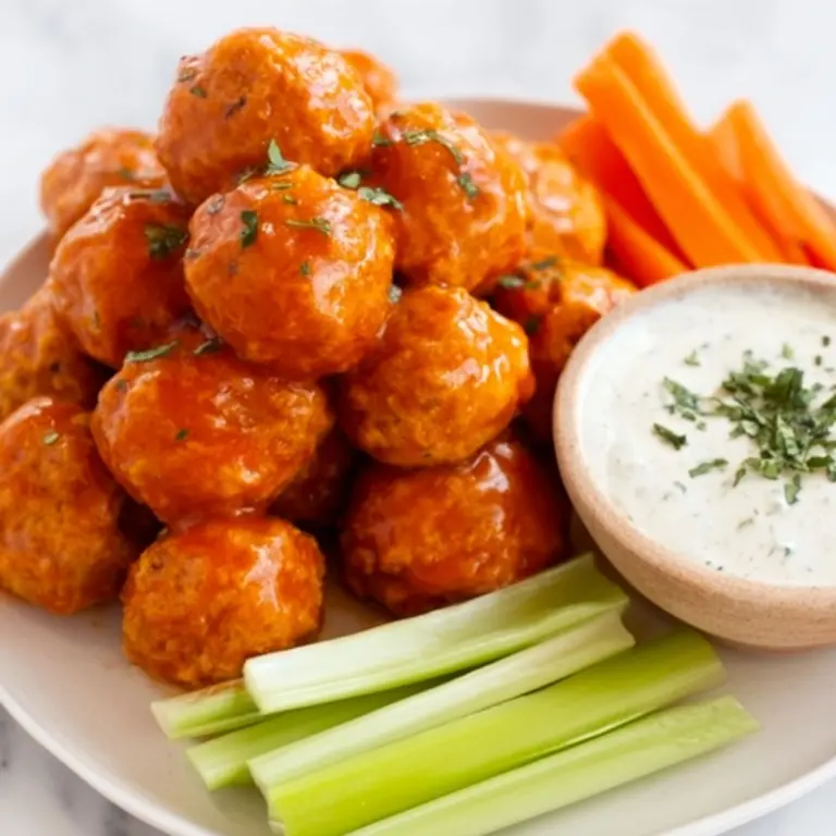 Buffalo Chicken Meatballs Recipe