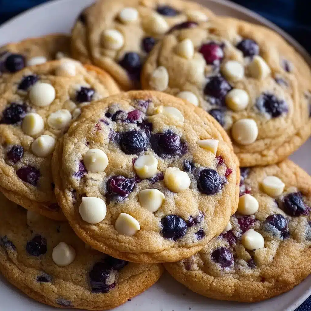 Blueberry White Chocolate Chip Cookies Recipe