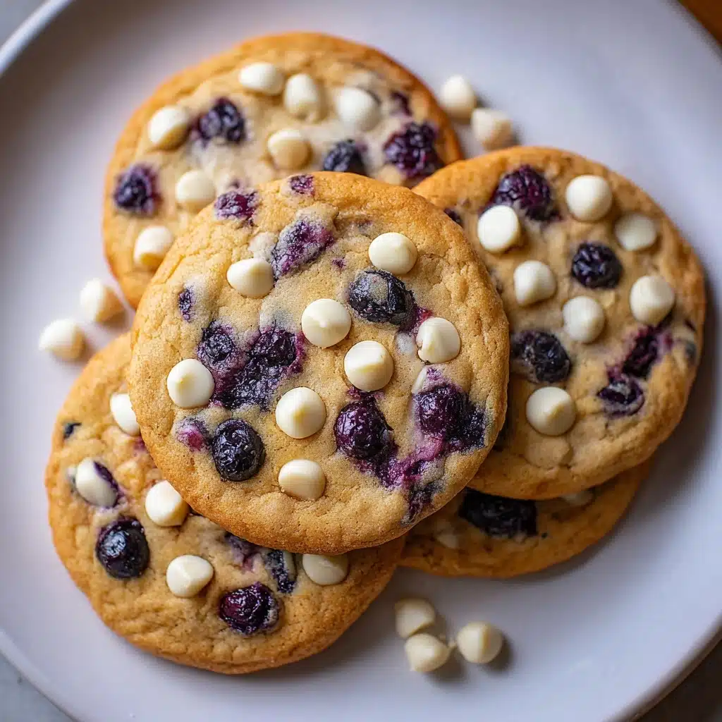 Blueberry White Chocolate Chip Cookies Recipe - Recipe Image