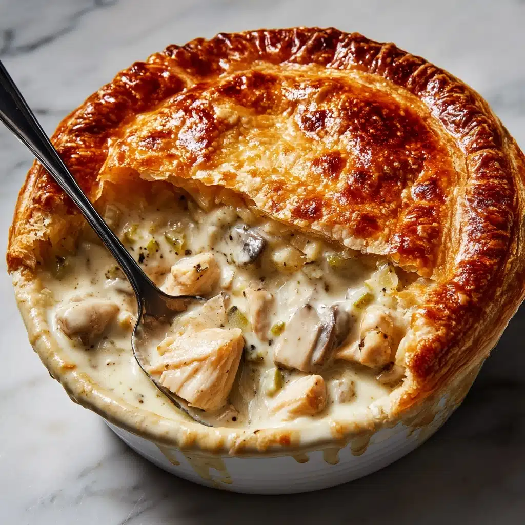 Chicken, Leek and Mushroom Pie Recipe - Recipe Image
