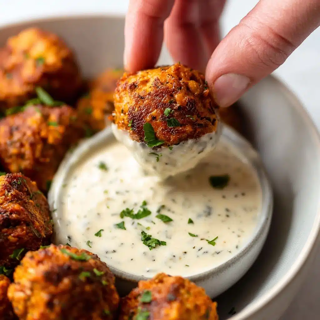 Creole Sausage Balls with Remoulade Dipping Sauce Recipe - Recipe Image