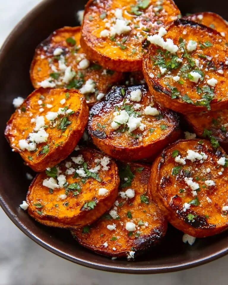 Spiced Roasted Sweet Potatoes with Feta and Honey Recipe