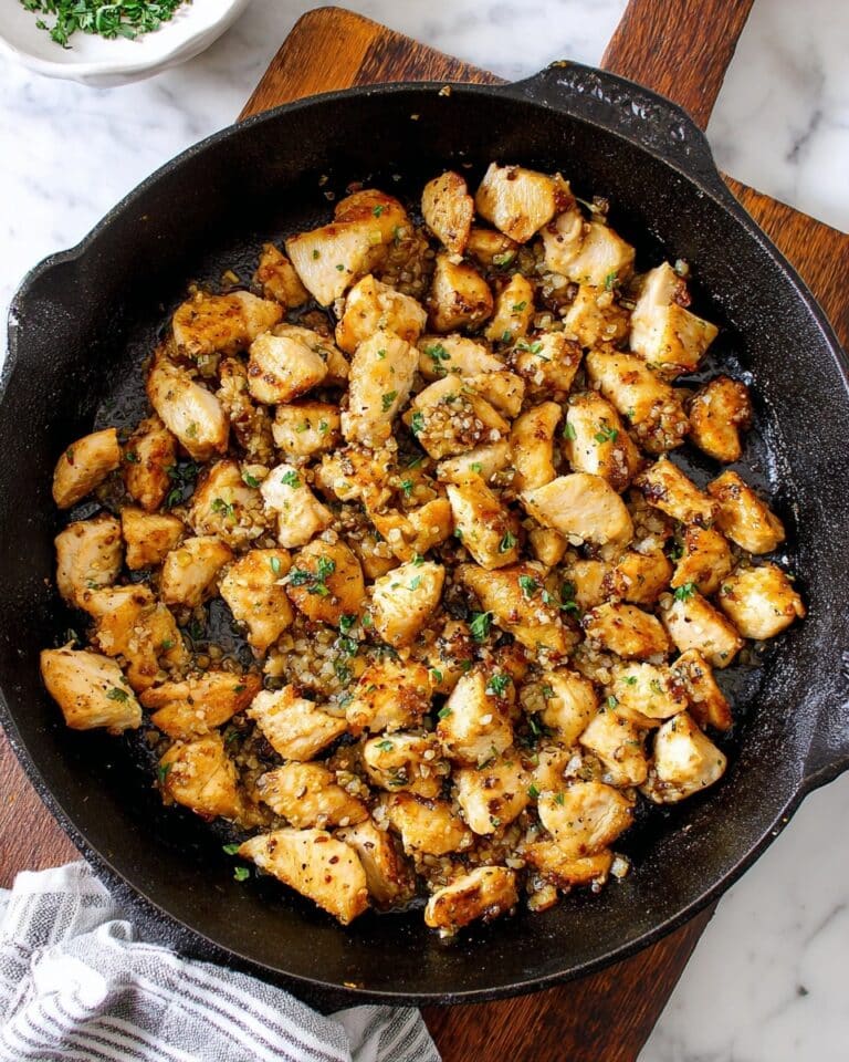 Garlic Butter Chicken Bites Recipe