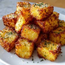 Amazing Crispy Parmesan Crusted Potatoes Done in 30 Min Flat Recipe
