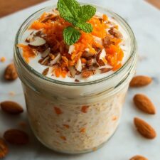 Carrot Cake Overnight Oats Recipe