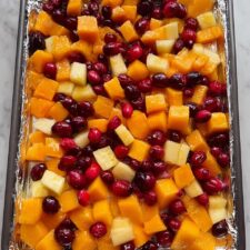 Butternut Squash with Apple and Cranberries Recipe